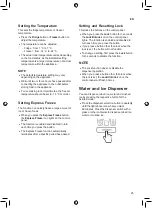 Предварительный просмотр 69 страницы LG GSL360ICEV Owner'S Manual