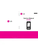 LG GT360 Service Manual предпросмотр