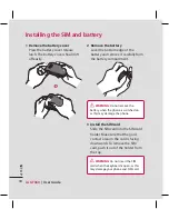 Preview for 12 page of LG GT360 User Manual