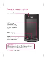 Preview for 10 page of LG GT500 User Manual