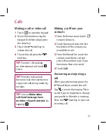 Preview for 23 page of LG GT500 User Manual