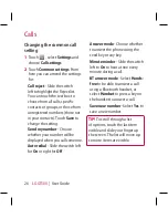 Preview for 28 page of LG GT500 User Manual