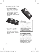 Предварительный просмотр 28 страницы LG GT540 Quick Reference Manual