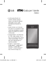 Предварительный просмотр 207 страницы LG GT540 Quick Reference Manual