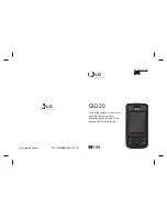 LG GU220 User Manual preview