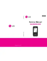 Preview for 1 page of LG GU280 Service Manual