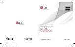 Preview for 1 page of LG GW305 User Manual