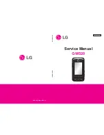 Preview for 1 page of LG GW520 Service Manual