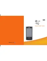 Preview for 1 page of LG GW825-QSG IQ Quick Start Manual