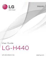 LG H440 User Manual preview