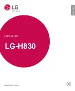 Preview for 1 page of LG H830 User Manual