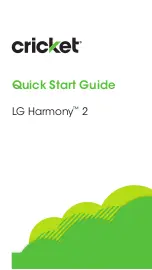 Предварительный просмотр 1 страницы LG Harmony 2 Quick Start Manual