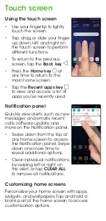 Preview for 4 page of LG Harmony 3 Quick Start Manual