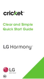 LG Harmony Quick Start Manual preview