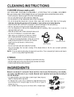 Preview for 7 page of LG HB-1001CJ Instructions & Cooking Manual