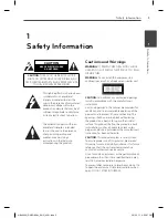 Предварительный просмотр 3 страницы LG HB405SU Owner'S Manual