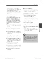 Предварительный просмотр 57 страницы LG HB405SU Owner'S Manual