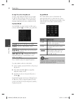 Предварительный просмотр 62 страницы LG HB405SU Owner'S Manual