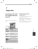 Предварительный просмотр 73 страницы LG HB405SU Owner'S Manual