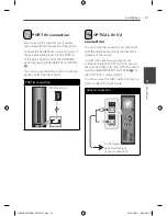 Предварительный просмотр 21 страницы LG HB45E Owner'S Manual