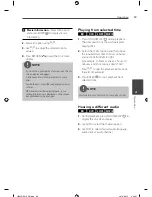 Предварительный просмотр 39 страницы LG HB45R Owner'S Manual