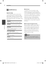 Предварительный просмотр 34 страницы LG HB600 Owner'S Manual