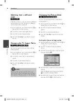 Предварительный просмотр 46 страницы LG HB600 Owner'S Manual