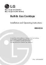 Preview for 1 page of LG HB6422A Installation And Operating Instructions Manual