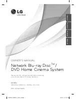 Предварительный просмотр 1 страницы LG HB650SA Owner'S Manual