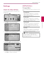 Предварительный просмотр 27 страницы LG HB900SA Owner'S Manual