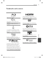 Предварительный просмотр 81 страницы LG HB905DA Owner'S Manual