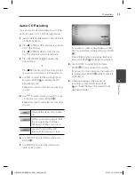 Предварительный просмотр 53 страницы LG HB905PA Owner'S Manual