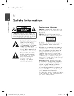 Preview for 2 page of LG HB905TA Owner'S Manual