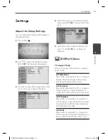 Preview for 31 page of LG HB905TA Owner'S Manual