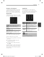 Preview for 67 page of LG HB905TA Owner'S Manual