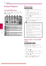 Preview for 40 page of LG HB906TA Owner'S Manual