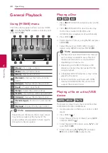 Предварительный просмотр 40 страницы LG HB906TI Owner'S Manual