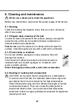 Preview for 21 page of LG HB9522A Installation And Operating Instructions Manual