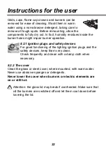 Preview for 22 page of LG HB9522A Installation And Operating Instructions Manual