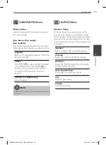 Предварительный просмотр 37 страницы LG HB965DZ Owner'S Manual