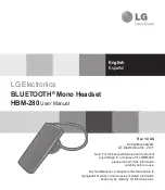 Preview for 1 page of LG HBM-280 User Manual