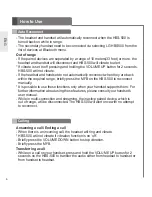 Preview for 8 page of LG HBS-500 User Manual