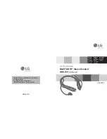 LG HBS-730 User Manual preview