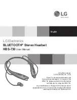 Preview for 3 page of LG HBS-730 User Manual