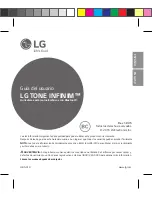 Предварительный просмотр 21 страницы LG HBS-770 User Manual