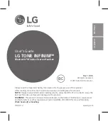 Предварительный просмотр 1 страницы LG HBS-912.ACUSBKK User Manual