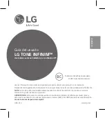 Предварительный просмотр 21 страницы LG HBS-912.ACUSBKK User Manual