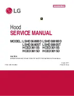 Preview for 1 page of LG HCED3015D Service Manual