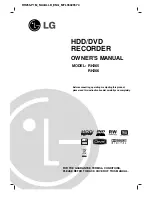 Preview for 1 page of LG HDR776 Owner'S Manual