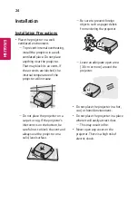 Preview for 24 page of LG HF85JS Owner'S Manual